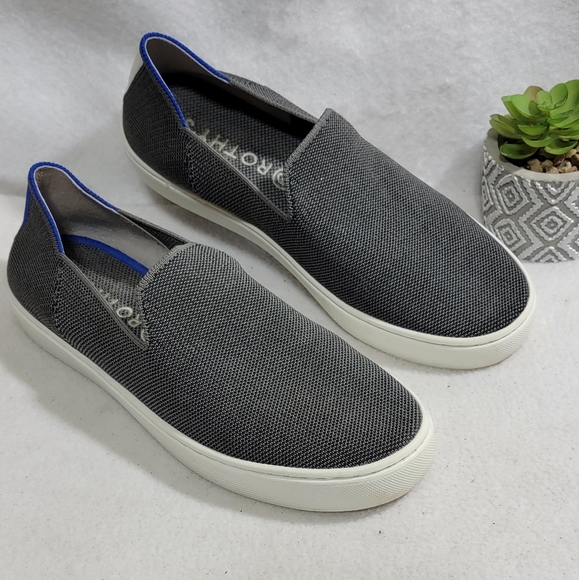 Rothy’s The Original Gray Slip-On Sneaker Shoes Women’s Size 8 - Picture 11 of 13